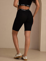 [Noir] SilkSilky-FR Womens Shorts 002