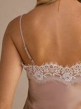 [Toscane] SilkSilky-FR Spaghetti Strap V Neck Top À Fines Brides 004