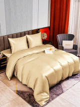 [Beige] SilkSilky-FR Parure de Lit Soie 002