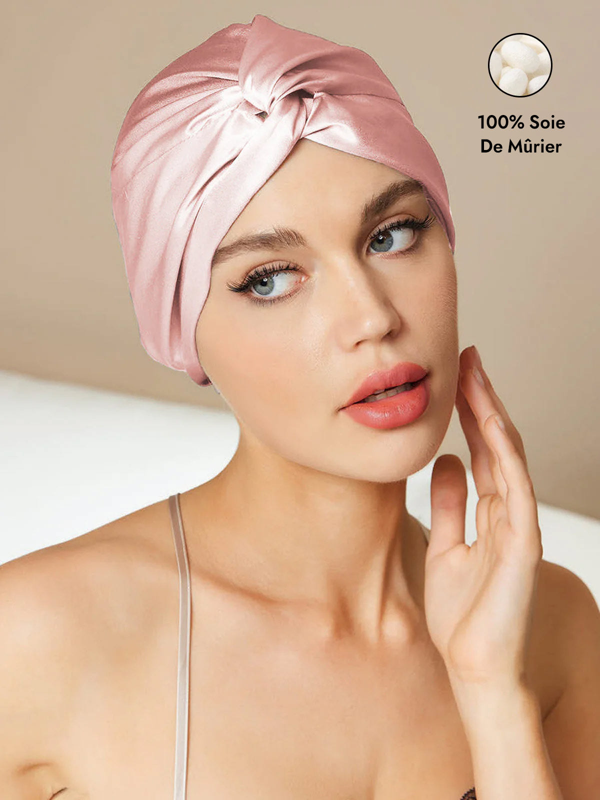 [Rose] SilkSilky-FR Bonnets de Nuit 001