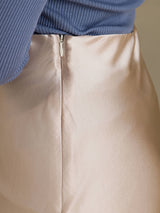 [Beige] SilkSilky-FR Jupes 005