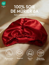 [Rouge Vineux] SilkSilky-FR Bonnets de Nuit 002