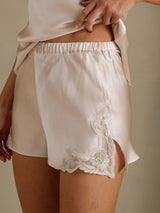 [Beige] SilkSilky-FR Sleeveless V Neck Ensemble Camisole 005