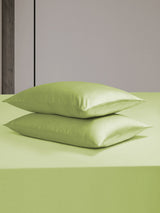 [Vert Menthe] SilkSilky-FR 19Momme Parure de Lit Soie 004