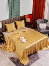 [Champagne] SilkSilky-FR Parure de Lit Soie 004