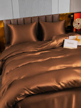 [Café] SilkSilky-FR Parure de Lit Soie 003