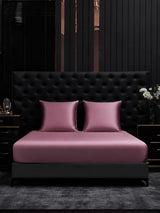 [Mauve Pâle] SilkSilky-FR Parure de Lit Soie 002