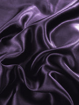 [Violet Foncé] SilkSilky-FR Parure de Lit Soie 007