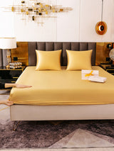 [Champagne] SilkSilky-FR Parure de Lit Soie 005