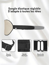 [Kaki Foncé] SilkSilky-FR Masques pour les Yeux 004