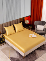 [Champagne] SilkSilky-FR Parure de Lit Soie 002