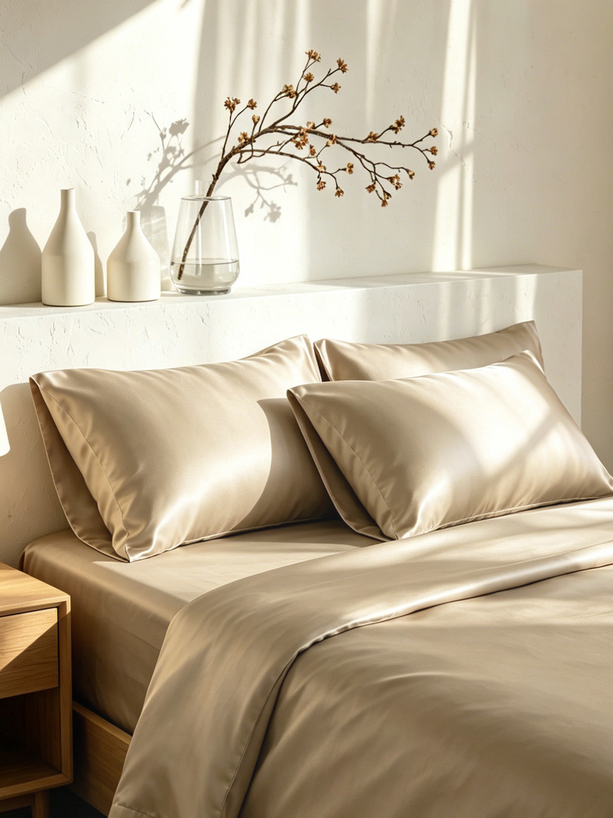 [Kaki] SilkSilky-FR 19Momme Taies d'Oreiller 003