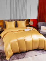 [Champagne] SilkSilky-FR Parure de Lit Soie 005