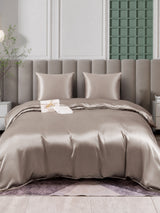 [Gris] SilkSilky-FR Parure de Lit Soie 001