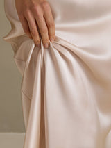 [Beige] SilkSilky-FR Sleeveless Robes 005