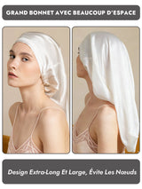 [Blanc] SilkSilky-FR Bonnets de Nuit 003