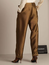 [Bronze] SilkSilky-FR 32Momme Soie Womens Pants 002