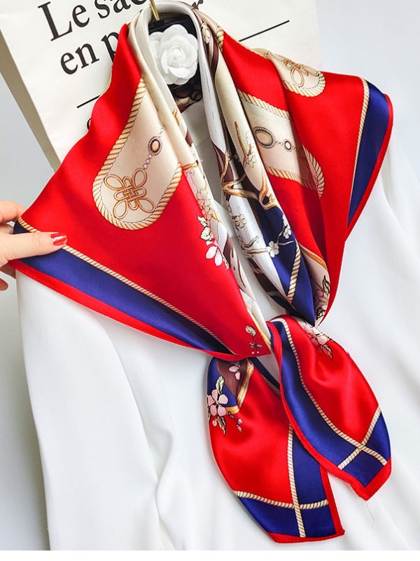 [P011] SilkSilky-FR Pure Soie Scarf 001,