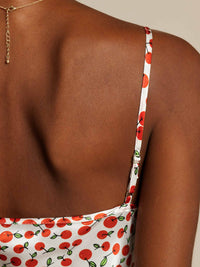 Détail imprimé cerise ludique