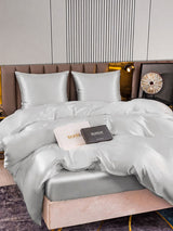 [Argent] SilkSilky-FR Parure de Lit Soie 003