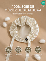 [Beige] SilkSilky-FR Bonnets de Nuit 002