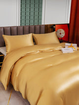 [Champagne] SilkSilky-FR 25Momme Parure de Lit Soie 003