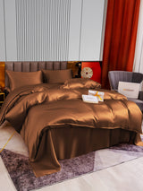 [Café] SilkSilky-FR 22Momme Parure de Lit Soie 004