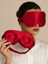 [Rouge Vineux] SilkSilky-FR Masques pour les Yeux 003