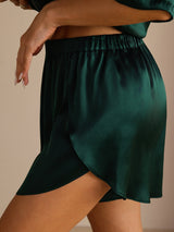 [Vert Foncé] SilkSilky-FR Femme Shorts 006