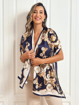 [P026] SilkSilky-FR Pure Soie Scarf 004,