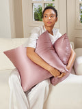 SilkSilky-FR 19Momme Pure Soie Pillowcase MauvePâle 003