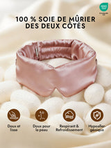 [Mauve Pâle] SilkSilky-FR Masques pour les Yeux 002