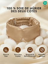 [Beige] SilkSilky-FR Masques pour les Yeux 002