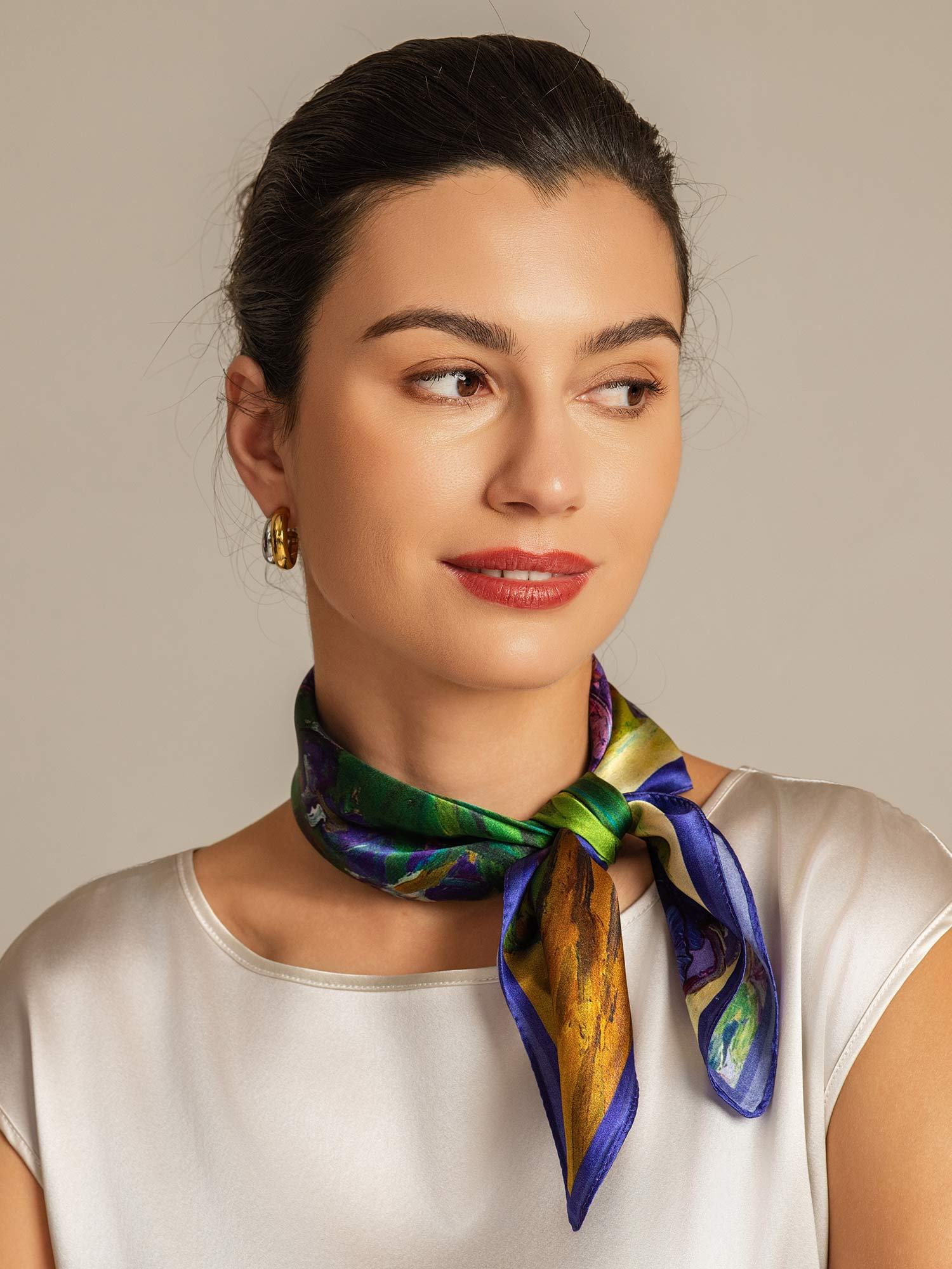 [P094] SilkSilky-FR Soie Scarf 002