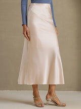 [Beige] SilkSilky-FR Jupes 003