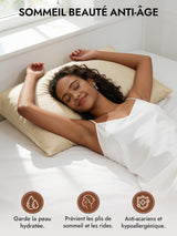 [Ivory] SilkSilky-FR 30Momme Taies d'Oreiller 003