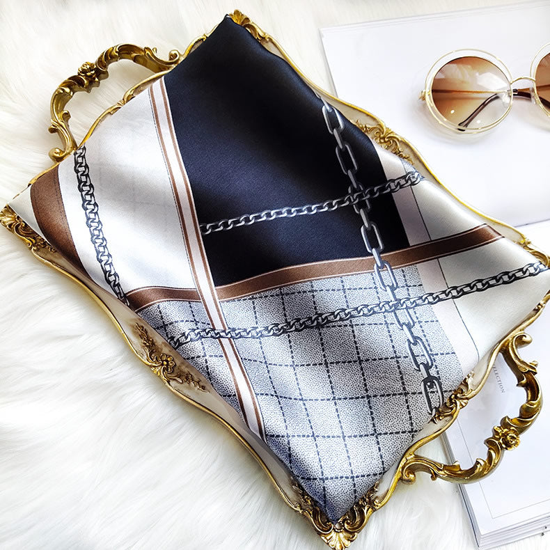 [P021] SilkSilky-FR Pure Soie Scarf 003,