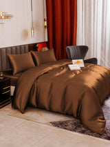 [Café] SilkSilky-FR Parure de Lit Soie 005