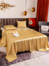 [Champagne] SilkSilky-FR Parure de Lit Soie 004