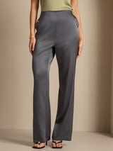 [Gris Foncé] SilkSilky-FR Femme Pantalons 003