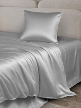[Argent] SilkSilky-FR Parure de Lit Soie 003