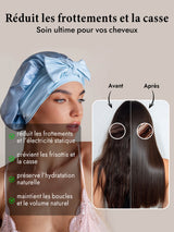 [Bleu Ciel] SilkSilky-FR Bonnets de Nuit 003