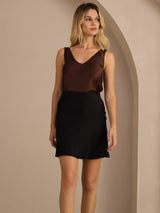 [Noir] SilkSilky-FR Skirt 004