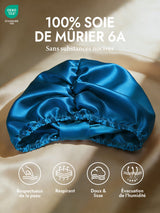 [Bleu Royal] SilkSilky-FR Bonnets de Nuit 002