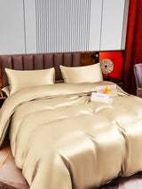 [Beige] SilkSilky-FR 22Momme Pure Soie Bedding Set 006,