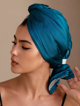 [Bleu Royal] SilkSilky-FR Turban Cheveux 004