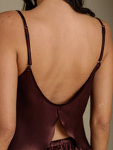 [Brun] SilkSilky-FR Spaghetti Strap Ensemble Camisole 005
