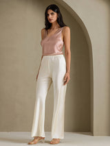 [Toscane] SilkSilky-FR Sleeveless V Neck Top À Fines Brides 007