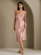 [Toscane] SilkSilky-FR Sleeveless V Neck Robes 001