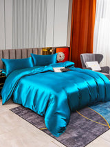 [Bleu Royal] SilkSilky-FR 22Momme Pure Soie Bedding Set 005,